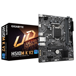 [H510M K V2] Tarjeta Madre Gigabyte H510M K V2 Intel S/1200 2xddr4 3200Mhz