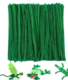 [CHENILLE-NA] Paquete C/100 Limpiapipas Pascua Verde