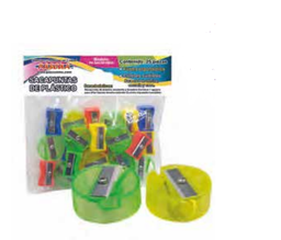 [PA-SAC5010BOL] Paquete C/25 Sacapuntas Plastico Pascua (E.60) (C.120)