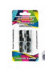 [PA-SACM5053BL] Paquete C/4 Sacapuntas Metálico Pascua (E.24) (C.144)