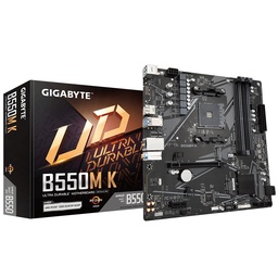 [B550M K] Tarjeta Madre Gigabyte B550M K 128Gb 4X Ddr4 3200 Gamer