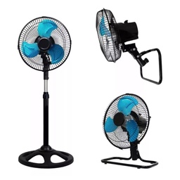 [ARLX-MD95-BLK] Ventilador Pedestal Blk Airlux 18 Pulgadas ARLX-MD95-BLK 3 Velocidades 127 V Negro 95 W