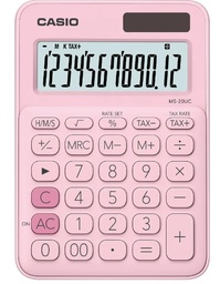 [MS-20UC-PK] Calculadora Escritorio Casio MS-20UC-PK 12 Digitos (E.10)