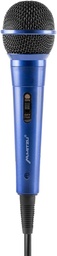[12-1005AZ] Micrófono Karaoke Mitzu  12-1005AZ Unidireccional Azul Cable 3M