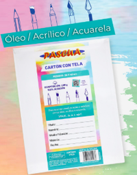 [PA-CATE2430] Cartón Con Tela Pascua 24x30cm (E.12) (C.72)