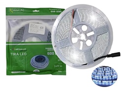 [T2835EX04B] Tira Led 2835 5 Metros 50W Luz Blanca Fría T2835EX04B Megaluz (C.100)