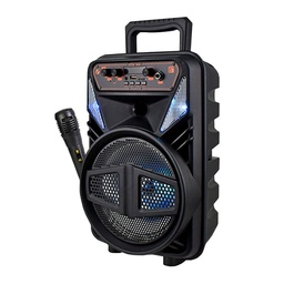 [KTS-1562] Bocina Bluetooth Link Bits 8 Pulgadas KTS-1562 Radio Micrófono  Lector USB y Micro SD  Luz Rgb (C.8)