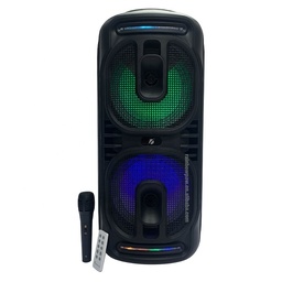 [KTS-1819] Bocina Bluetooth 8X2 Pulgadas Link Bits KTS-1819 Radio Fm Micrófono Alámbrico (C.4)