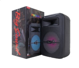[KTS-2167] Bocina Bluetooth 8 Pulgadas Link Bits KTS-2167  Micrófono Luz