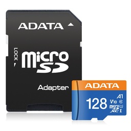[AUSDX128GUICL10A1-RA1] Memoria Flash Adata Premier, 128gb Microsdxc Uhs-I Clase 10, Con Adaptador AUSDX128GUICL10A1-RA1