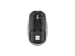 [CE-WD13BK] Mouse Inalámbrico CE-WD13BK Control Expert Con Transparencia Negro
