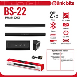 [BS-22] Bocina Bluetooth Link Bits BS-22 Radio Fm