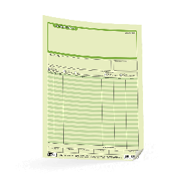 [B-1013] Block Printaform Poliza Cheque 1013 C/25