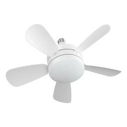 [LV52W22] Ventilador de Techo Con Lámpara LV52W22 Desmontable 1 Velocidad 22W Megaluz (C.30)