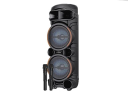 [KTS-2058] Bocina Bluetooth 8 Pulgadas Link Bits KTS-2058 Radio Fm Luz Multicolor