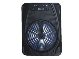 [SA441T] Bocina Bluetooth 4 Pulgadas SA441T Radio Fm Luz Led Multicolor Micrófono Inalámbrico Link Bits (C.50)