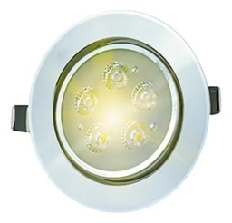 [L06DC05W] Luminario Led Megaluz 5W L06DC05W Luz Led Cálida 8.5 x 90 Cm
