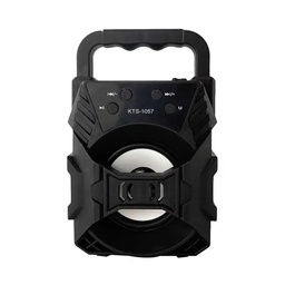 [KTS-1057] Bocina Bluetooth 3 Pulgadas KTS-1057 Radio Fm Luz Led Entrada Usb Micro Sd Link Bits (C.50)