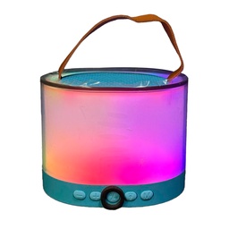 [MCM-008] Bocina Bluetooth MCM-008 Luces Multicolor Conexión TWS Radio FM Link Bits (C.50)