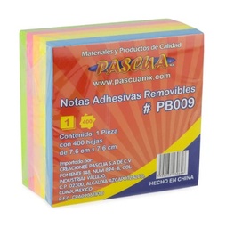 [PA-PB009] Notas Adhesivas Pascua Neón 400H 3X3 (E.6) (C.96)