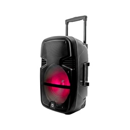 [BM15015K] Bocina Bluetooth Link Bits 15 Pulgadas BM15015K Radio Fm, Micrófono, Control Remoto, Luz Led