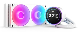 [RL-KR24E-W2] Enfriamiento Líquido Kraken Elite 240 Rgb Nzxt RL-KR24E-W2 240mm, 1200-2800 +- 300 Rpm, Blanco