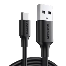 [20882] Cable Usb-A A Usb-C Ugreen 1 Metro 20882 Carga Y Sincronización De Datos, Carga Rápida 60W, Datos 5 Gbps, Negro