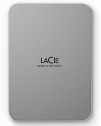 [STLP5000400] Disco Duro Externo Lacie Mobile Seagate 5TB STLP5000400 2.5 Pulgadas, Usb-C, Plata