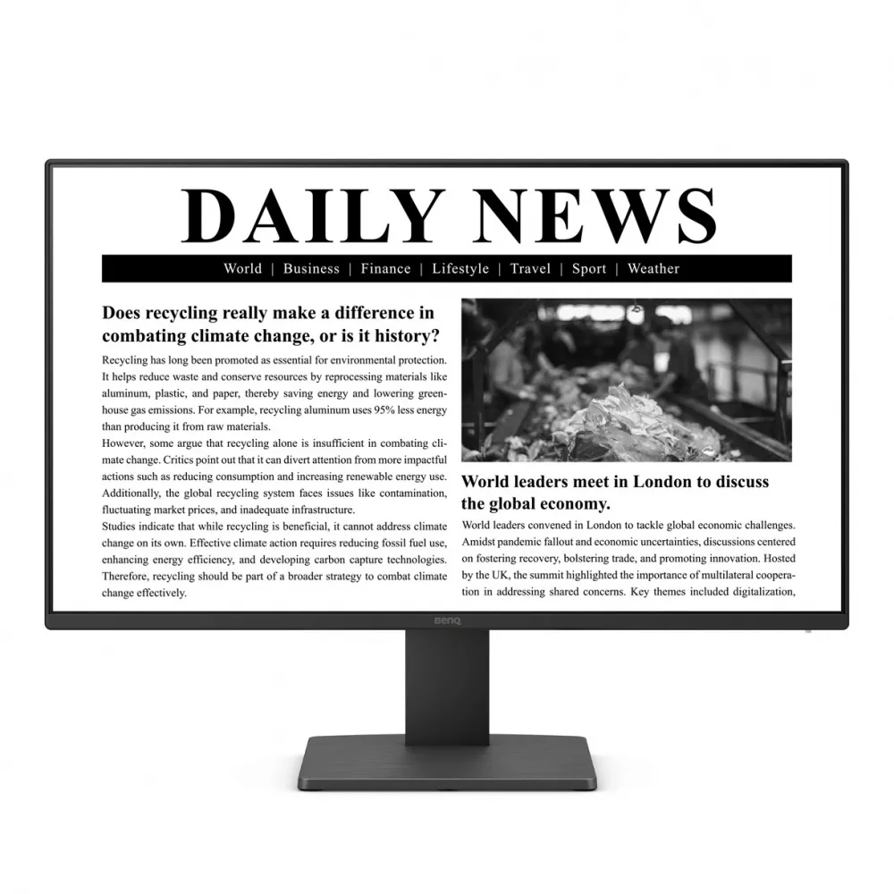 [9H.LNELJ.LBL] Monitor BenQ GW2491 LED IPS 23.8 Pulgadas 1920x1080 Full HD 100Hz HDMI/DisplayPort Negro