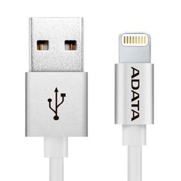 [AMFIPL-1M-CWH] CABLE IPHONE ADATA PLASTICO CERTIFICADO AMFIPL BLANCO