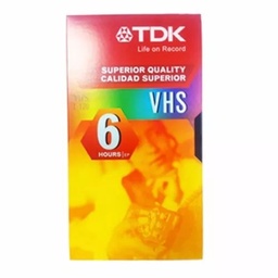[VHS] VIDEO CASSETE VHS TDK T-120 MIN PIEZA