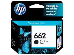 [CZ103AL] Cartucho Tinta Original Hp 662 CZ103AL Negro