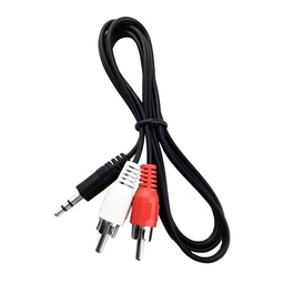 [11-1004] Cable Auxiliar 11-1004 1.8M Mitzu 2 Rca
