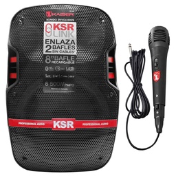 [KSW-5008] Bocina 8 Pulgadas Bt Micrófono Aux Usb Kaiser