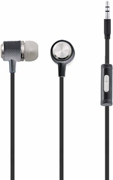 [MH-0011BK] AUDIFONOS MH-0011BK MANOS LIBRES DETALLE METALICO NEGRO