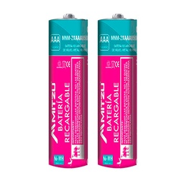 [MNM-2XAAA850] Pila Recargable 850 Mah 2 Pzas MNM2XAAA850 Mitzu