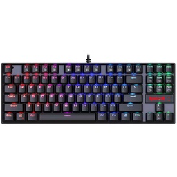 [K552RGB-1R-SP] TECLADO ALAMBRICO GAMER K552RGB-1R KUMARA MECANICO SWITCH ROJO RGB REDRAGON