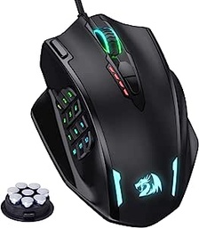 [M908] Mouse Alámbrico Gamer M908 Impact 12400 Dpi Redragon