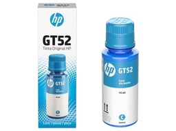 [M0H54AL] Bote Tinta Original HP GT52 Cyan 70ML