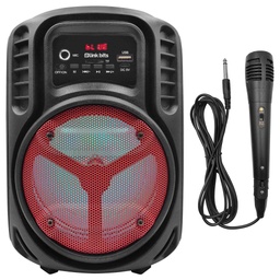 [SA683T] BOCINA 6.5" SA683T BT/ MICROFONO/ AUX/ FM/ LUZ LED/ INK BITS