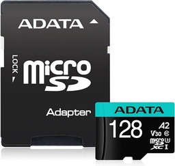 [AUSDX128GUI3V30SA2-RA1] MICRO SD HC 128GB UHS-I U3 V30S U3 A2 AQUA ADATA