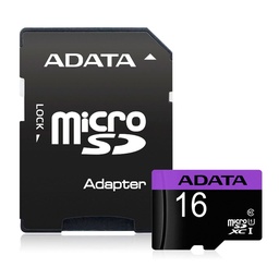 [AUSDH16GUICL10-RA1] Micro Sd 16Gb Adata Clase 10 C/A Morada AUSDH16GUICL10-RA1