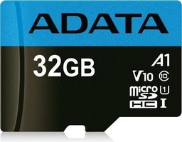 [AUSDH32GUICL10A1-RA1] MICRO SD 32GB ADATA CLASE 10 AZUL