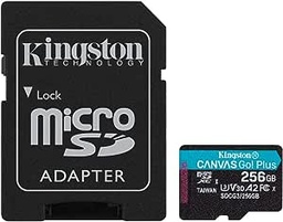 [SDCG3/256GB] MICRO SD 256GB KINGSTON SDCG3/256GB C/A CANVAS GO PLUS