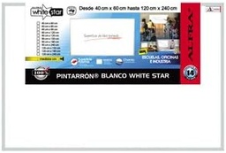 [4832] Pintarron Blanco Alfra White Star 60X90 (E.3)