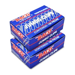 [CL019] Clip Baco Jumbo Caja C/100