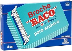 [BB004] Caja C/50 Broche Baco 8CM (C.60)