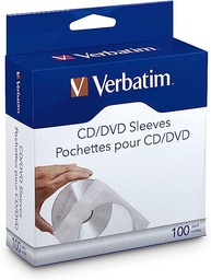 [SOBCDVE100] SOBRE PAPEL CD C/VENTANA VERBATIM #49976 PAQ. 100 PZAS.
