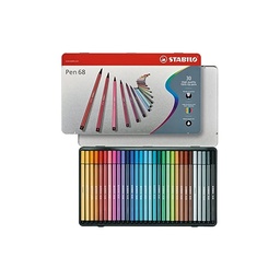 [4006381327237] ESTUCHE DE ROTULADOR STABILO C/30 PEN68 6830-6