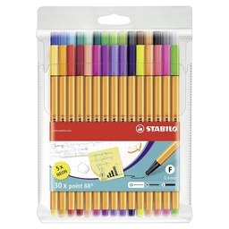 [8830-1] Estuche De Rotulador Stabilo C/25+5 Neon Point 88